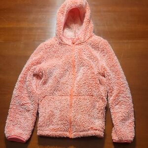 MTA Sport Pink Sherpa Hoodie Sweatshirt